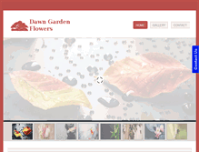 Tablet Screenshot of dawngardenflowers.com